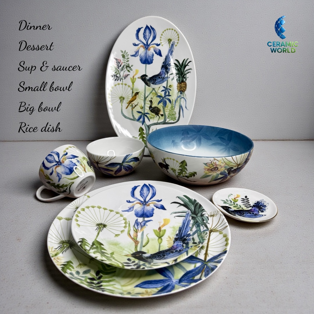 Dinner Set - Magnor Bird - 32 piece