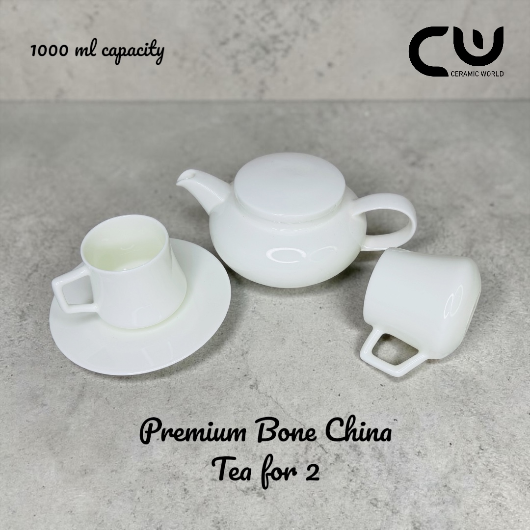 Bone China - Tea Set -  for 2 Persons - 2TB