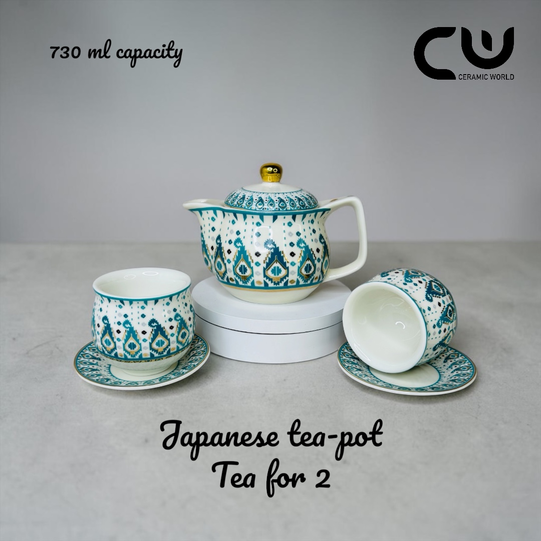 Japanese Tea Set - Nakshi - for 2 Persons - 3TP