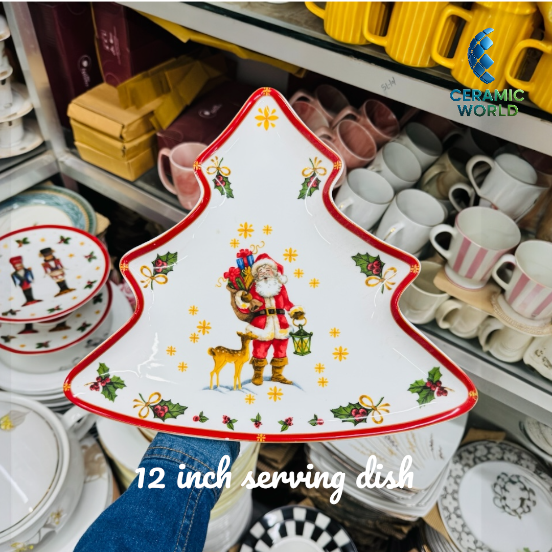 Christmas Tree Serving dish - 12 inch - 5DP