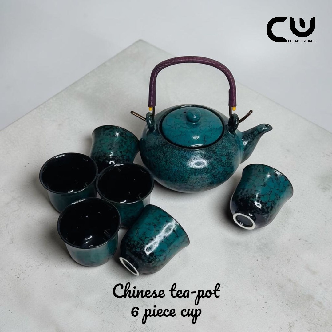 Chinese Tea Set with Gift Box - Rustic - 5TP