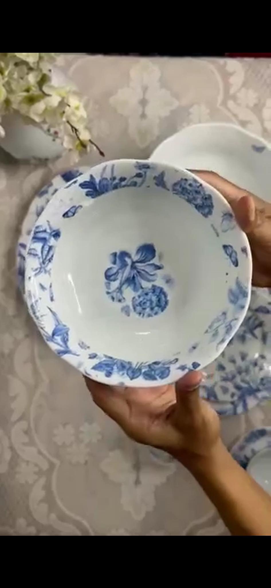 Botanic blue small bowl - 17 BP