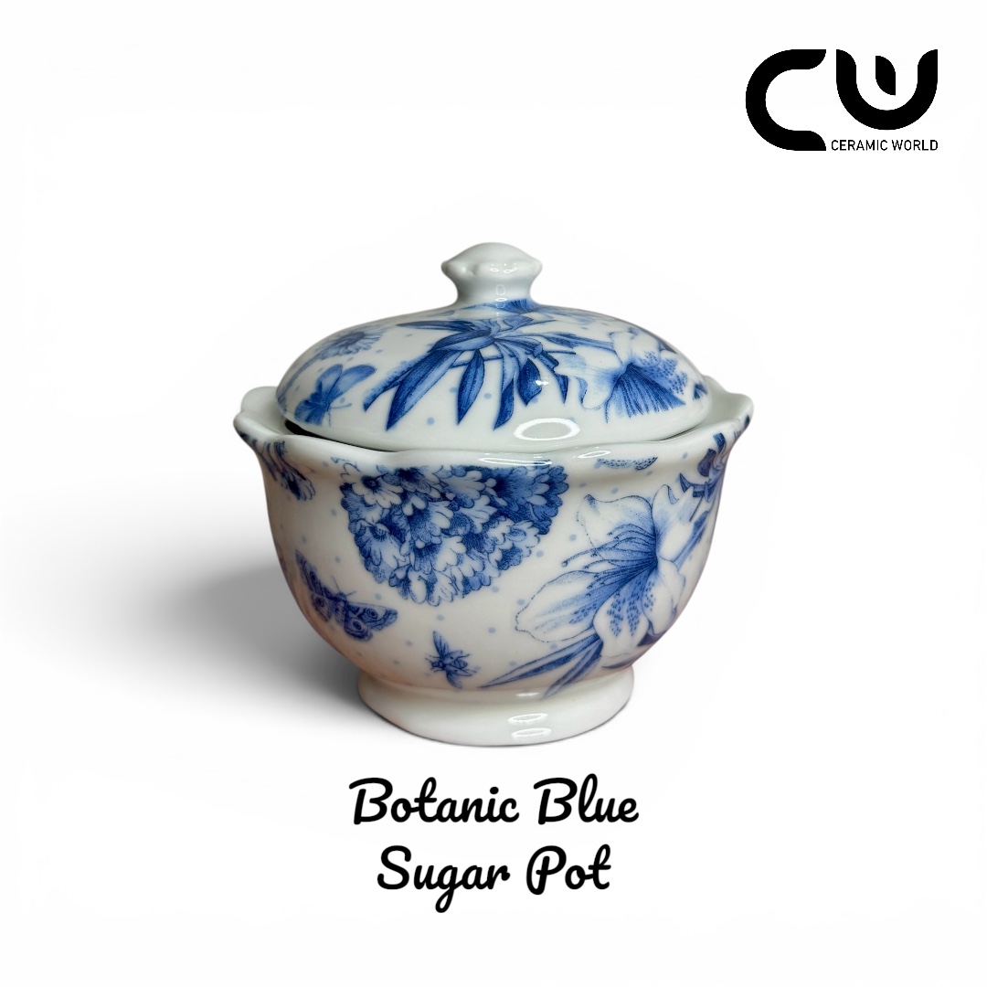 Sugar Pot - Botanic Blue - 11TP