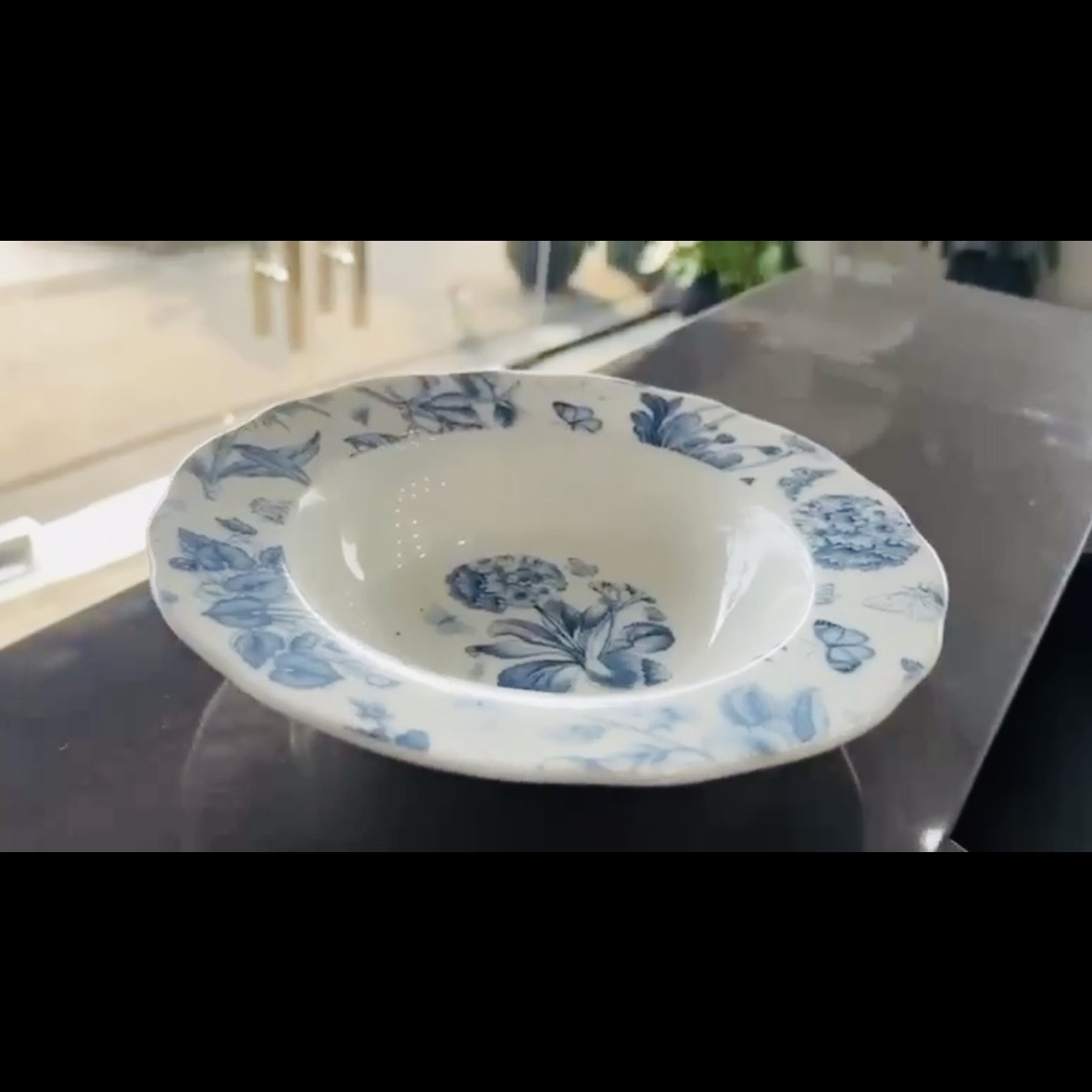 Pasta Bowl - Botanic Blue